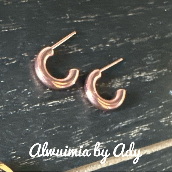 Rose Gold Earrings - Picture 1 of 1